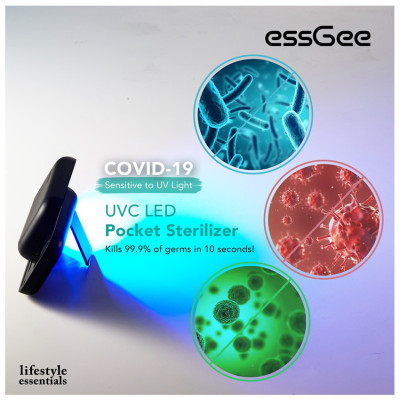 Đèn UV diệt khuẩn trong 10 giây Model EssGee-003 - Hàn Quốc (màu xanh)