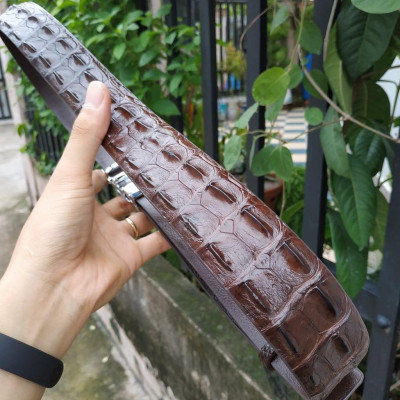 Thắt Lưng Da Cá Sấu Liền 4 cm 