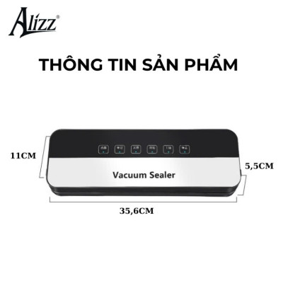 Máy hút chân không bảo quản thực phẩm AL-13834 dùng cho gia đình - Hàng chính hãng