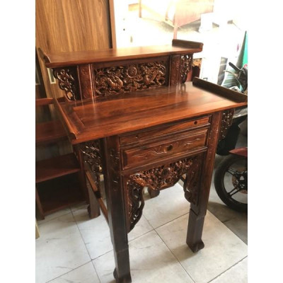 Bàn Cúng & Tủ Thờ Gia Tiên Gỗ Muồng Ngang 88cm