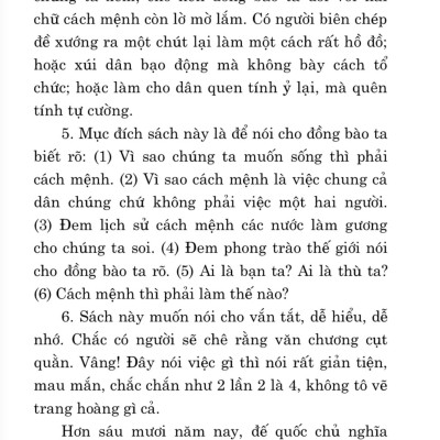 Đường Cách Mệnh ( xuất bản lần thứ sáu) - bản in năm 2024