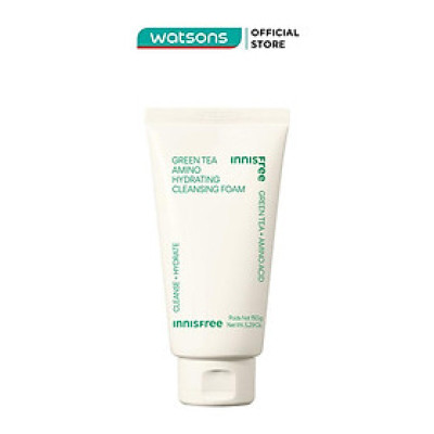 Sữa Rửa Mặt Dưỡng Ẩm innisfree Green Tea Amino Cleansing Foam 150g