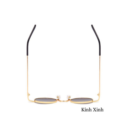 Kính mát thời trang Mắt tròn nhỏ mini phong cách retro