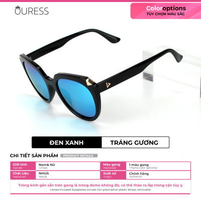 Kính mát nhựa thời trang 8824 chống uv sành điệu cá tính OURESS