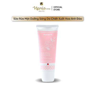 Sữa Rửa Mặt Tẩy Trang Làm Sáng Da – Nature Sakura Essence Nhật Bản 100g
