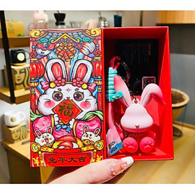 Móc khóa Thỏ Gadient Rabbit Quà Tặng Treo Túi Ba lô Cặp táp_ Hàng chính hãng