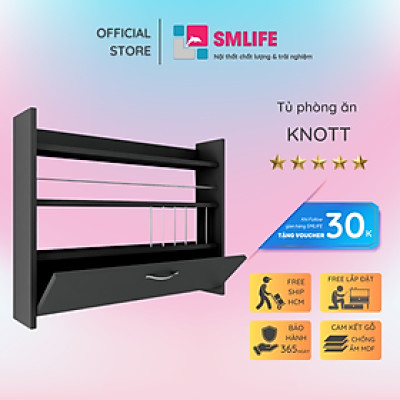 Kệ gỗ đựng gia vị nhà bếp hiện đại SMLIFE Knott