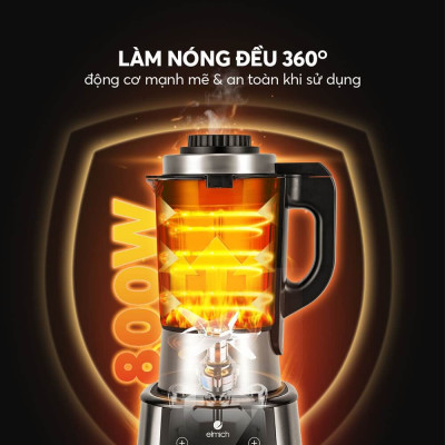 Máy làm sữa hạt Elmich CBE3902 mẫu mới 2023 điều khiển cảm ứng - Hàng chính hãng