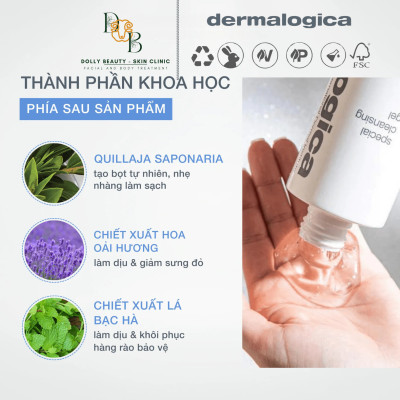 Sữa rửa mặt không xà phòng dành cho da dầu SPECIAL CLEANSING GEL của Dermalogica - Dolly Beauty
