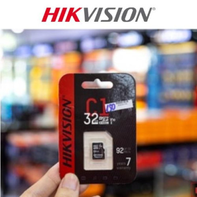 Thẻ nhớ 32GB Hikvision Class 10 Micro SD 92Mb/s dùng cho camera, máy ảnh, camera hành trình, flycam. Hàng chính hãng