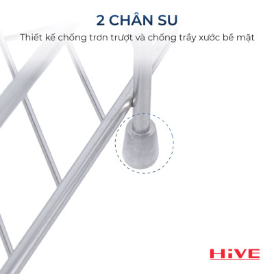Kệ Tam Giác HiVE 2/3 Tầng Inox 304