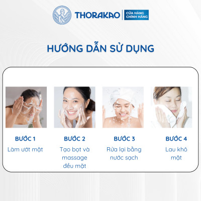 Sữa Rửa Mặt Sữa Bò Thorakao Tinh Chất Giúp Da Mềm Mịn 120G