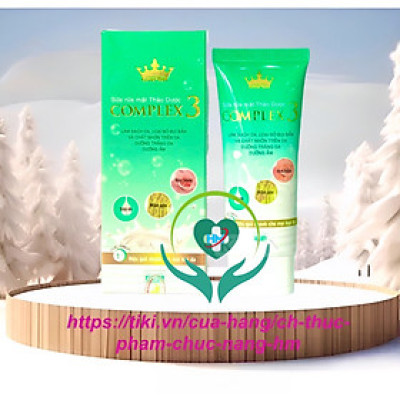 Sữa rửa mặt Thảo dược Complex 3 Kingphar , tube 100g