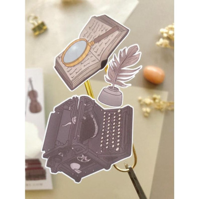 Sticker sheet dark academia  - chuyên dán, trang trí sổ nhật kí, sổ tay | Bullet journal sticker - stc010