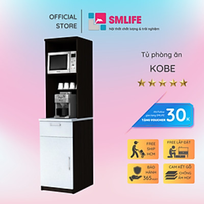 Tủ phòng ăn bằng gỗ phong cách hiện đại SMLIFE Kobe