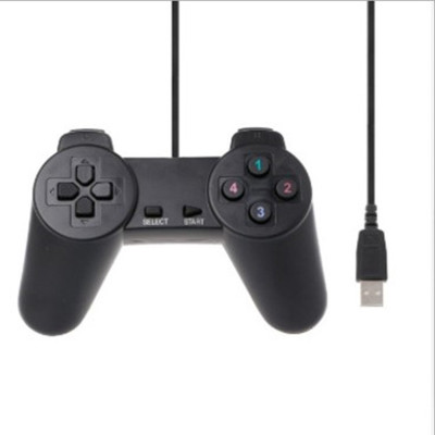 Tay cầm chơi game đơn giản kiểu Playstation 1 giá rẻ gắn cổng USB trên PC - miếng lót chuột