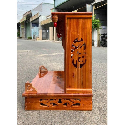 Bàn thờ thần tài ông địa 48 x 68cm , bàn thờ ông địa gỗ , bàn thờ