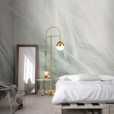 Đèn cây đứng, đèn decor phòng tiếp khách uy quyền - tặng bóng led