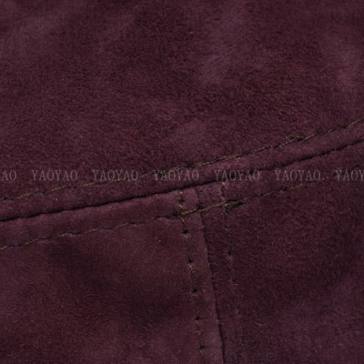 Mũ beret nữ da cừu phối da lộn cao cấp BHY1920 Nón lưỡi trai nữ phong cách Hàn Quốc