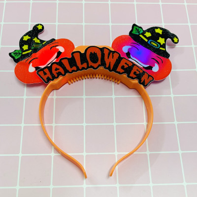 Bờm bí ngô có đèn hoá trang halloween/ Bờm tóc chơi halloween 