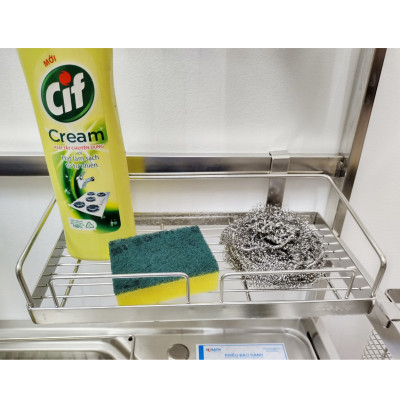 Kệ Úp Chén Trên Bồn Rửa Kibath Inox 304 1 Tầng, KB-909