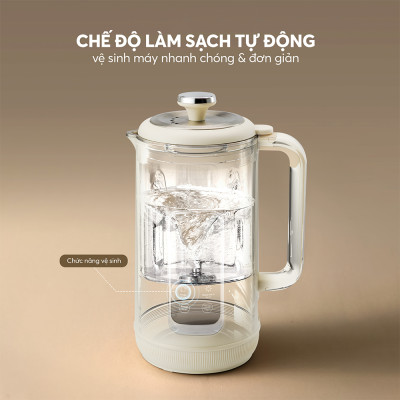 Máy làm sữa hạt Elmich 1L CBE-8650 - Hàng Chính Hãng