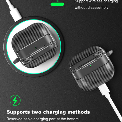 Bao Case Ốp TPU Carbon cho Airpods 4 - Hàng Chính Hãng