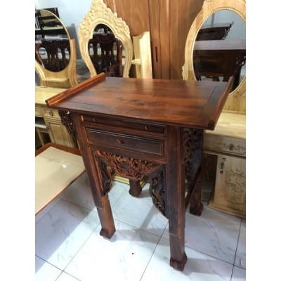 Bàn Cúng & Tủ Thờ Gia Tiên Gỗ Muồng Ngang 88cm