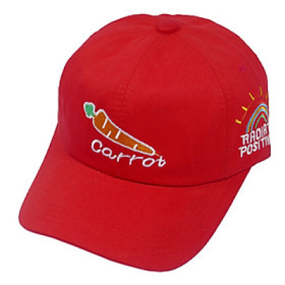 Mũ lưỡi trai Cà rốt & Cầu vồng dành cho cả nam và nữ, vải kaki bền chắc, khóa gài dễ tăng giảm - Hạnh Dương