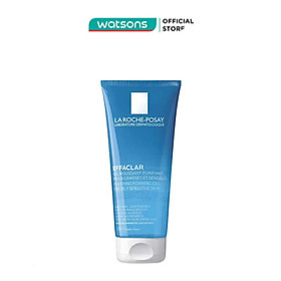 Gel Rửa Mặt Tạo Bọt La Roche-Posay Effaclar Cho Da Dầu Nhạy Cảm 200ml