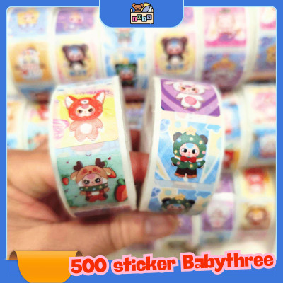 500 Sticker BABY THREE - BÉ BA siêu hot khen thưởng khích lệ cho bé