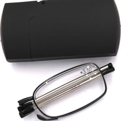 Kính gập 868 màu đen tròng lão 3.5 độ