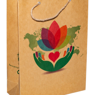 TÚI KRAFT KN215 - 36X27X11.5 CM - NGẪU NHIÊN
