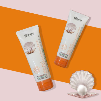 Sữa rửa mặt trắng sáng Da Ngừa lão hóa Ngọc Trai - Benew Pearl Brightening 160ml