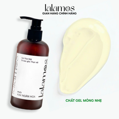 Sữa rửa mặt Lalamos Phôi Kim Ngân Hoa làm sạch sâu và cấp ẩm 280ml
