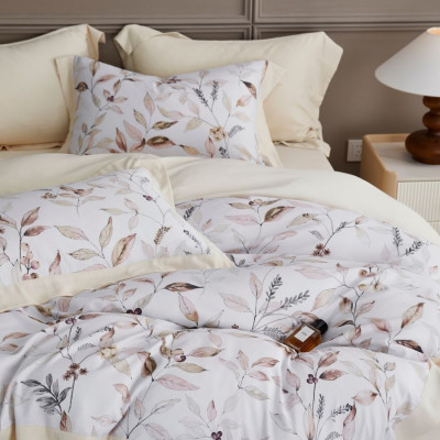 Bộ 6 món drap, áo gối và mền NIN Tencel Selina 900 mẫu mới 2024 chất lụa tencel mềm mát