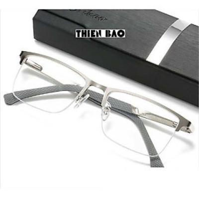 Kính lão thị viễn thị xẻ cước bạc sáng bản to, càng lò xo Nam Nữ Nhật bản Silver hàng đẹp loại I, chuẩn độ KVH02