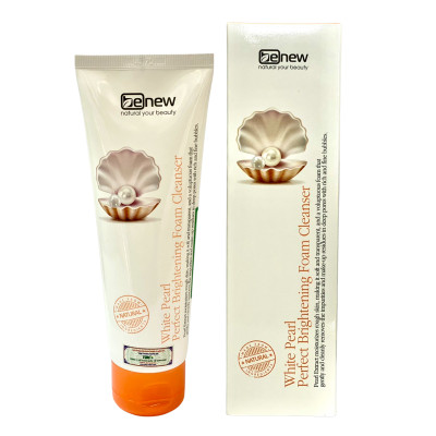 Sữa rửa mặt trắng sáng Da Ngừa lão hóa Ngọc Trai - Benew Pearl Brightening 160ml