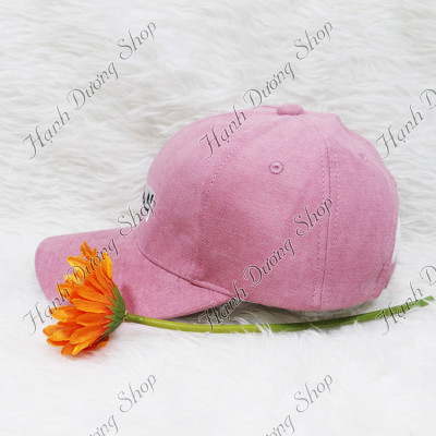 Mũ lưỡi trai nhung Smile mặt cười thời trang phù hợp cả nam và nữ, chất liệu vải nhung cao cấp