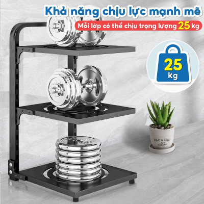 Giá Để Xoong Nồi Thép Carbon Kalpen 2-3-4-5 tầng