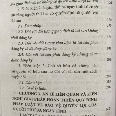 Bảo Vệ Quyền Lợi Của Người Thứ Ba Ngay Tình