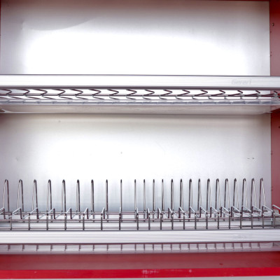 {Hàng chính hãng} Giá bát đĩa cố định tủ trên Gerari chất liệu Inox bóng cao cấp
