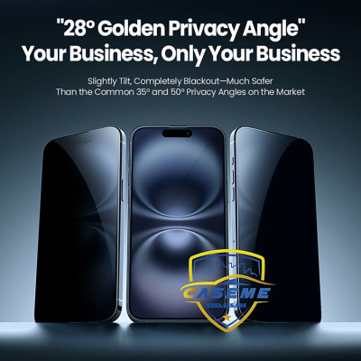 Kính cường lực full màn hình dành cho iPhone 16 Pro Max, iPhone 16 Pro, iPhone 16 Plus, iPhone 16 chống nhìn trộm Nillkin Guardian cao cấp - Hàng Chính Hãng