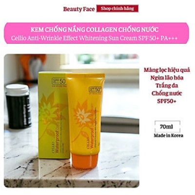 Kem Chống Nắng Cellio SPF 50PA+