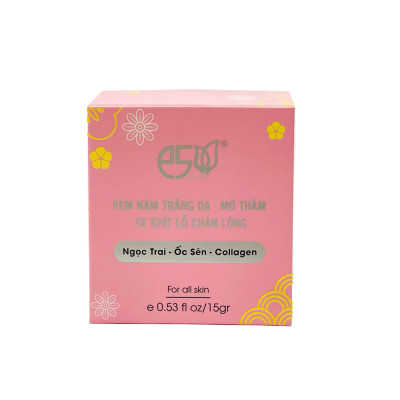 Kem Nám Trắng Da Mờ Thâm Se Khít Lỗ Chân Lông (Kem Nén) 15g E5