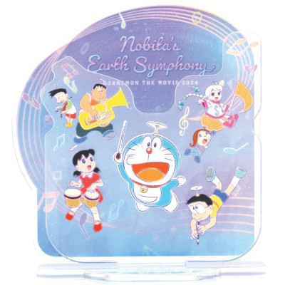 Mô Hình Standee Mica Doraemon - Phiên Bản Movie 2024 - Màu Tím