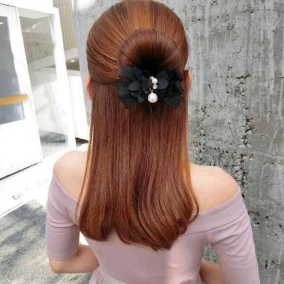 Dây tạo kiểu tóc búi dễ dàng hình nơ dễ thương (Giao màu ngẫu nhiên) M5