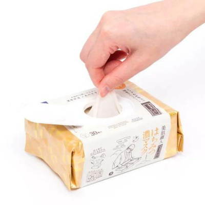 Mặt Nạ Siêu Dưỡng Ẩm Da Nhiều Tinh Chất Bihada-Syokunin Kose Nhật Bản Clear Turn 30 Miếng