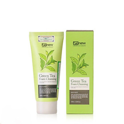 Sữa Rửa Mặt Tinh Chất Trà Xanh sạch nhờn ngừa mụn Benew Green Tea Foam Cleansing Hàn Quốc (100ml) – Hàng Chính Hãng
