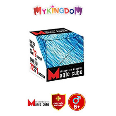 Đồ Chơi MAGIC CUBE Khối Lập Phương Ma Thuật Họa Tiết Xanh Biển Gợn Sóng MC01/OCE